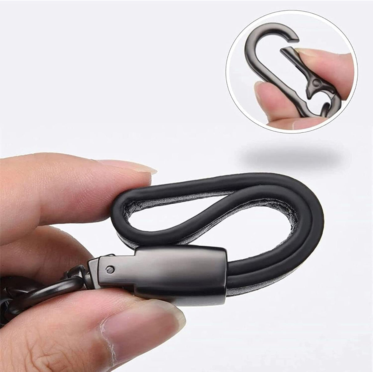 YaaNatural Yaa Catchy PREMIUM LEATHER & Key Cover with Hook KeyChain Compatible with MAHINDRA Unique Stylish look For Men Women BIKE & CAR Keyring for THAR/XUV700/BOLERO/SCORPIO