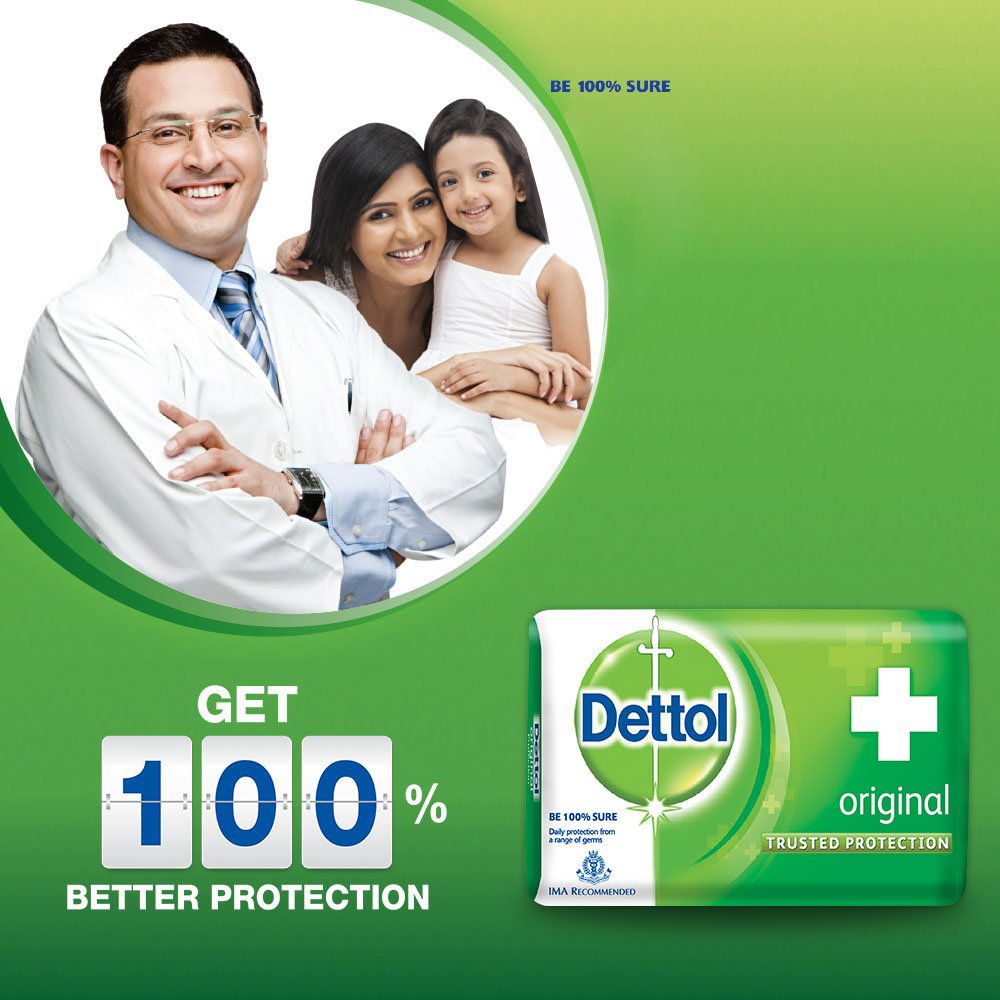 Dettol Original Soap, 75Gm (Pack Of 3)
