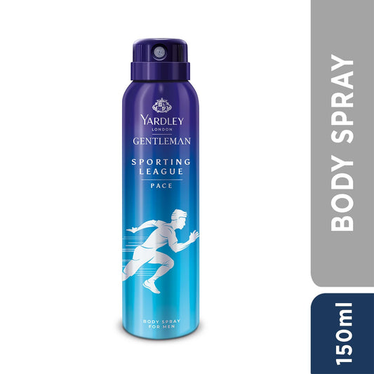 Yardley Male Gentleman Sporting League Body Lemon Spray - Pace 150Ml, 1 Count
