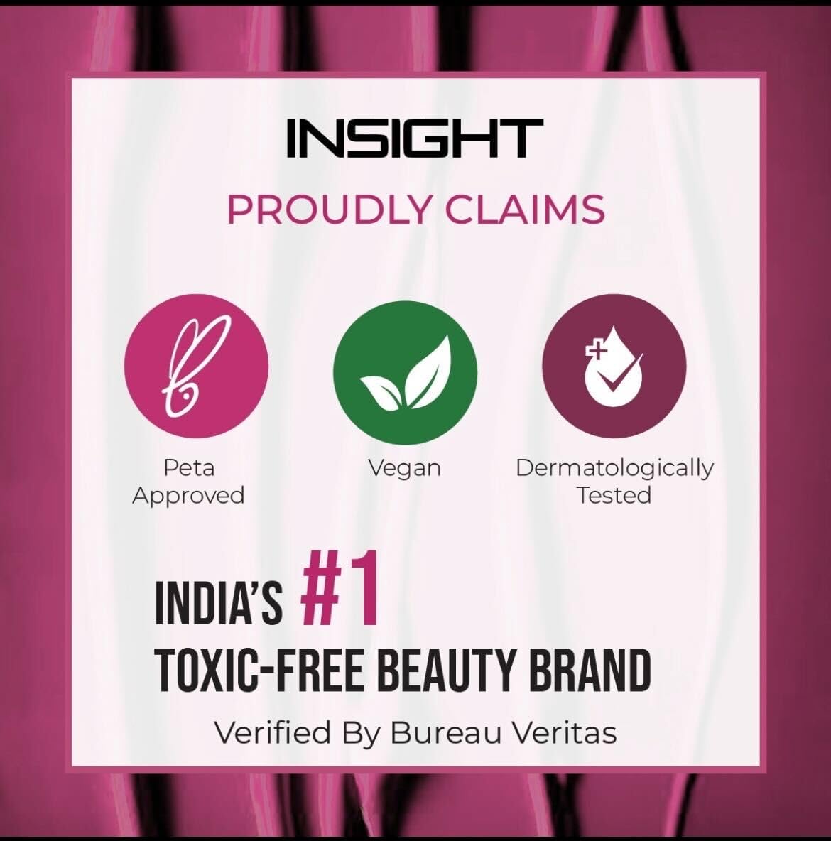 INSIGHT 24 Hrs Non-Transfer Matte Lipstick | Lightweight, Highly Pigmented, Long Wear | Kiss Proof & Smudge Proof | With Vitamin E & Jojoba Oil | Vegan, Toxin Free |Shade - 19 How Are You (3g)
