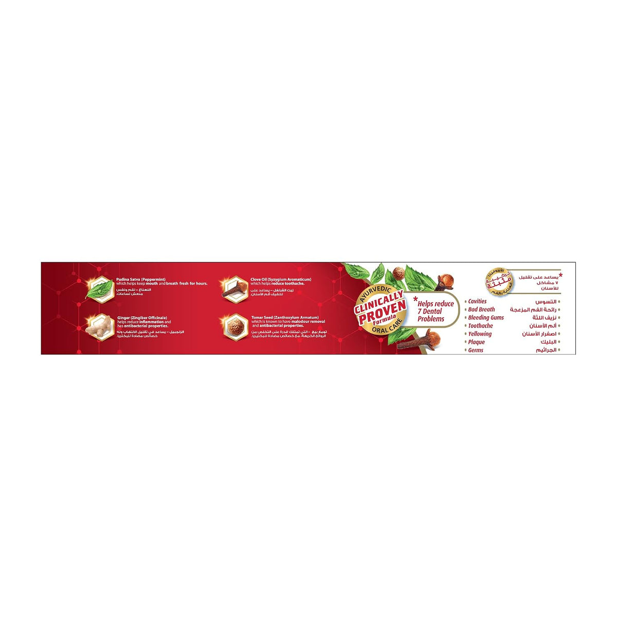 Dabur Red Toothpaste - 200g | World's No.1 Ayurvedic Paste | Fluoride Free|Helps in Bad Breath Treatment, Cavity Protection, Plaque Removal |For Whole Mouth Health| Power of 13 Potent Ayurvedic Herbs