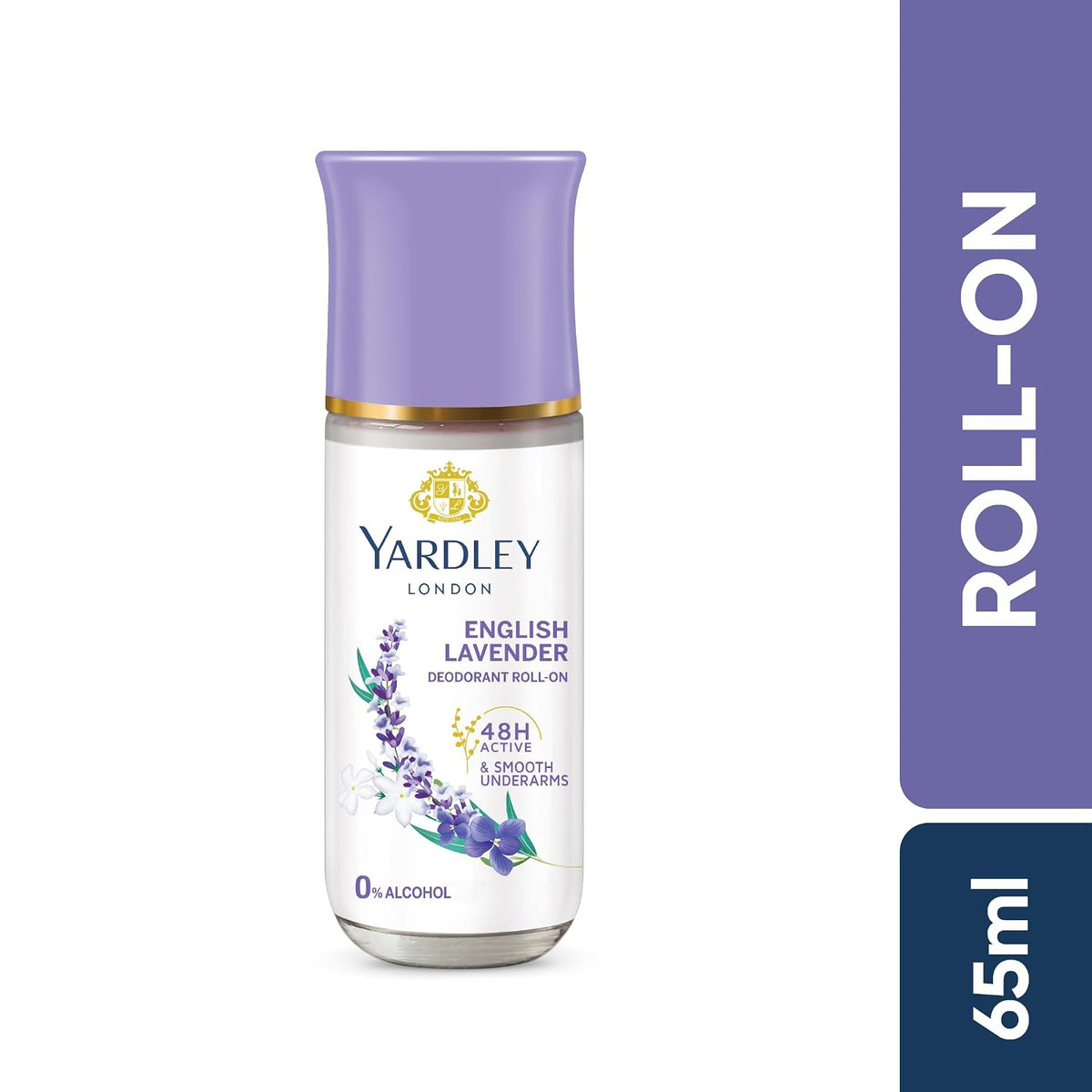 Yardley London English Lavender Roll On Deodorant for Women 65ml