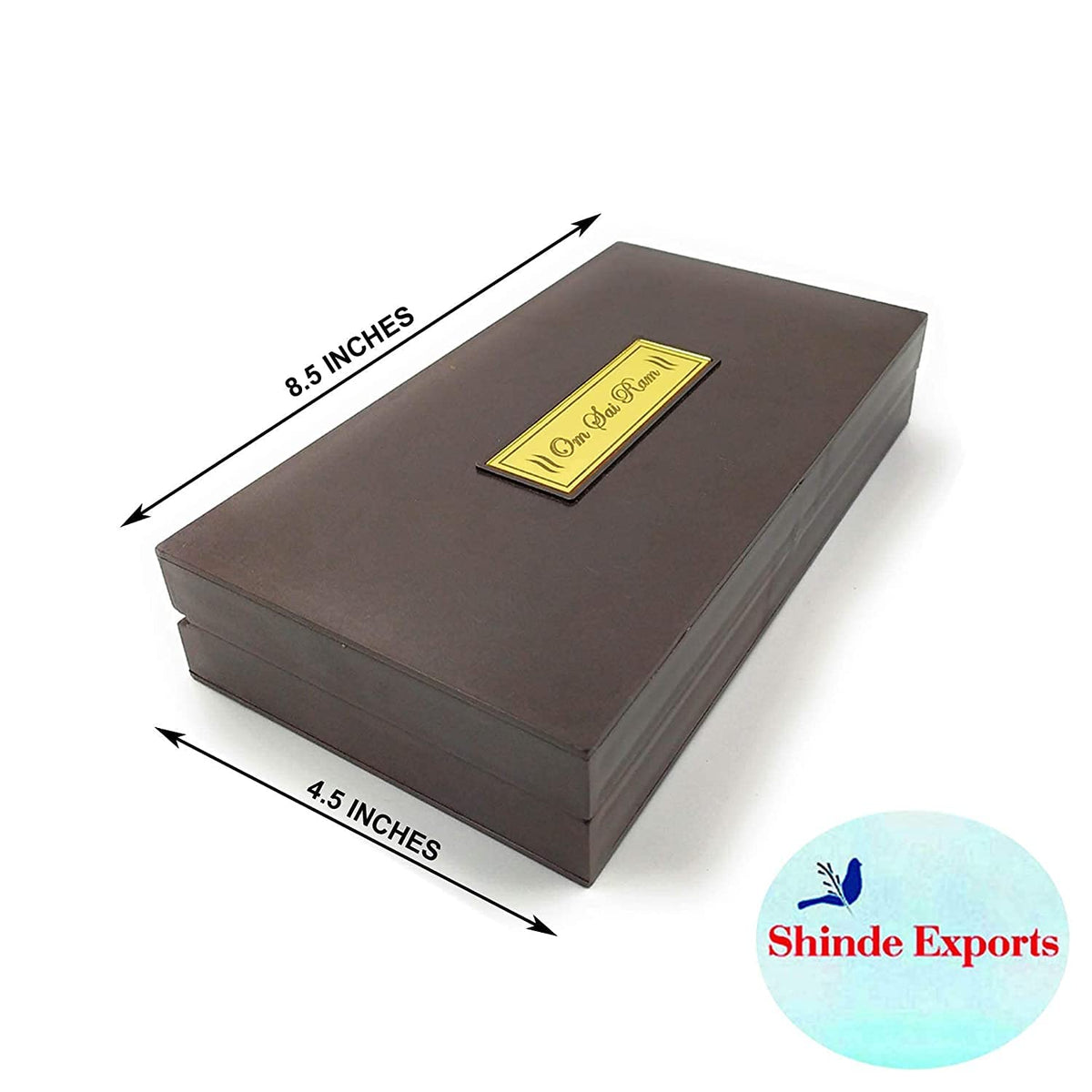 SHINDE EXPORTS Shirdi Sai Baba Charan paduka Gift Box for puja (Sai Samadhi Box)