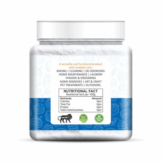 NatureVit Baking Soda 1Kg | Food Grade Sodium Bicarbonate | Triple Refined for Baking, Cooking, Cleaning & Deodorizing | Multipurpose Use