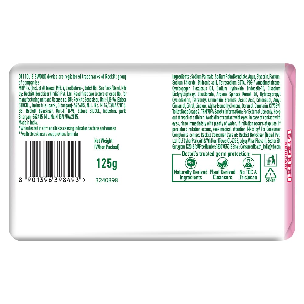 Dettol Soap, Skincare - 125gm
