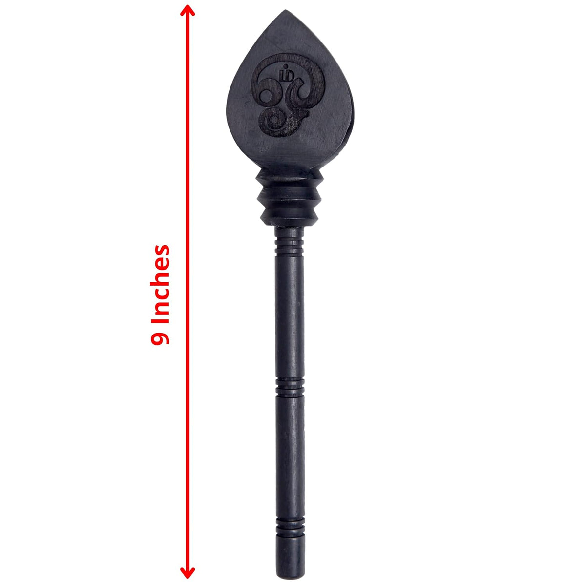 Aalayam Selveer Karungali Vel Original 9 Inches Height Natural Black 1 Piece