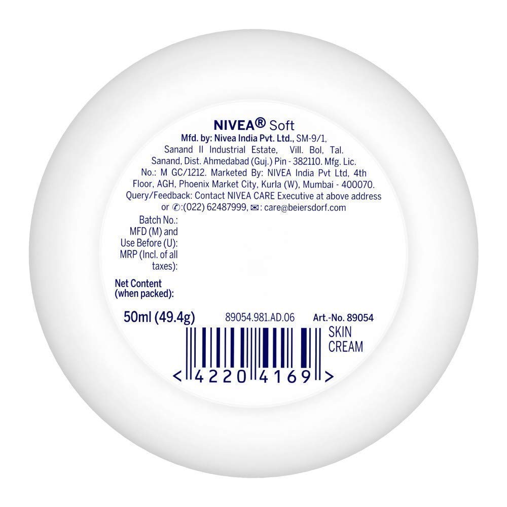 Nivea Oil in Lotion Cocoa Nourish- 200ml + NIVEA Soft Light Moisturiser With Vitamin E- 50ml- Pack Of 2
