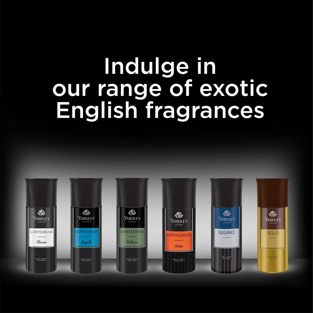 Yardley London Gentleman Classic Body Spray for Men| Fresh Woody Fougère Notes | Masculine Fragrance | Body Deodorant for Men | 150ml, Pack of 3