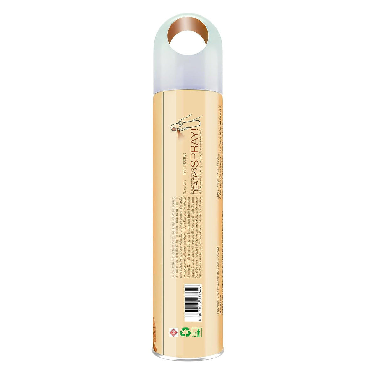 Godrej aer Spray | Room Freshener for Home & Office - Sandal Bliss (180 ml) | Long-Lasting Fragrance