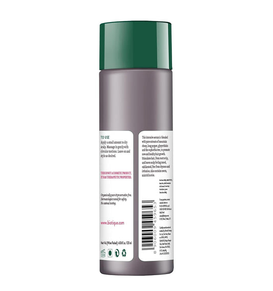 Biotique Bio Mountain Ebony Vitalizing Serum | Prevents Hair Fall & Soothes Scalp| Promotes Hair Growth | 100% Botanical Extracts | Suitable for All Skin Types | 120ml