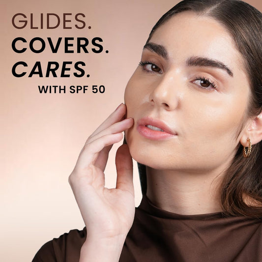 INSIGHT Blend Perfection Foundation - Natural Buff | Natural Radiant Finish | Lightweight & Buildable Coverage | Infused with Cica, Hyaluronic Acid & Vitamin E | Suitable for All Skin Types | 50g
