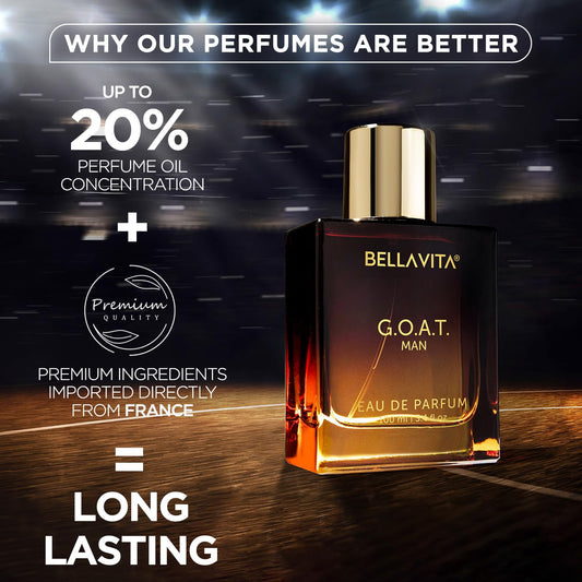 Bella Vita Luxury White Oud Unisex Liquid Eau De Parfum G.O.A.T Man Eau De Parfum With Bergamot Patchouli & Vetiverpremium Long Lasting Spicy & Woody Fragrance For Men 100 Ml