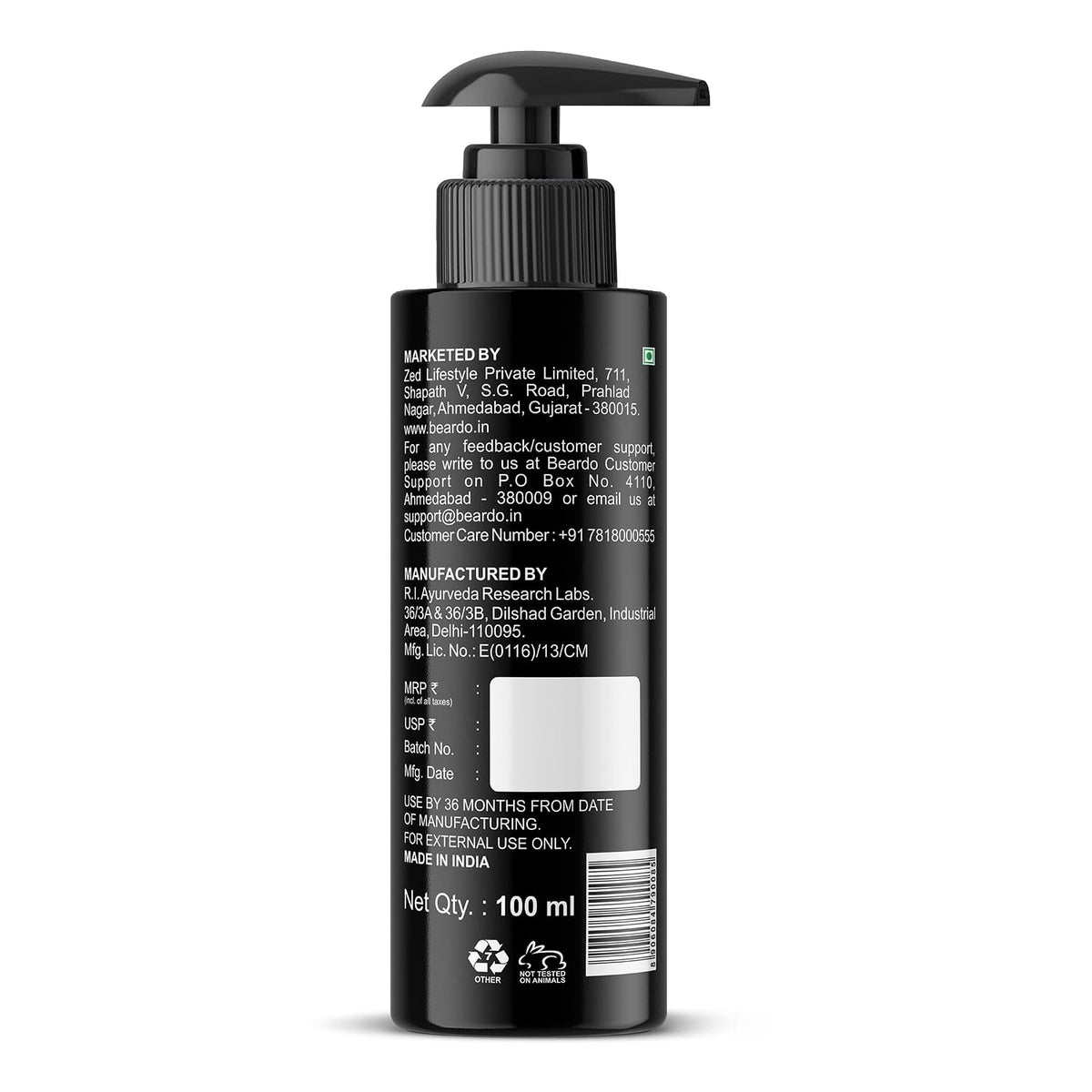 Beardo Irish Royale Prive Beard Wash For Men, 100 ml | Washes & Smoothens the Beard | Refreshing Aromatic After-Use Effect | Beard Cleanser and Conditioner for Healthy Beard