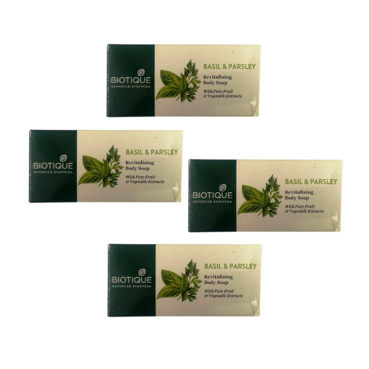 BIOTIQUE BASIL & PARSLEY REVITALIZING BODY SOAP 150GM