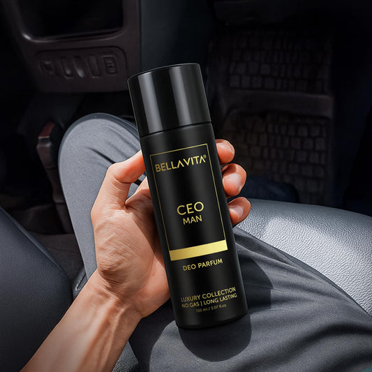 Bella Vita Luxury Ceo Man Body Parfum No Gas Liquid Deodorant Combo|Office Wear Deo For Male With Long Lasting Notes Of Tonka, Woody, 150Ml Each