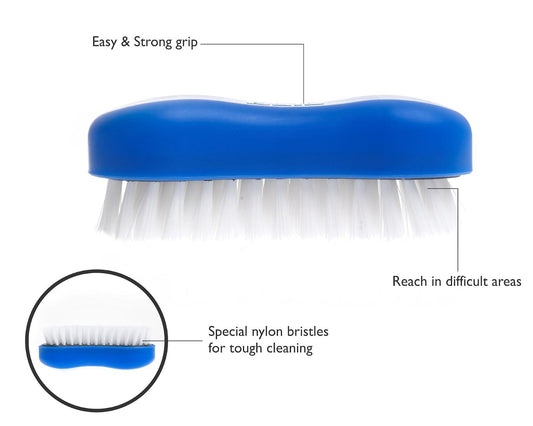 Gala Cloth Brush with Brushtile Hard (Pack of 2) (Multicolor)