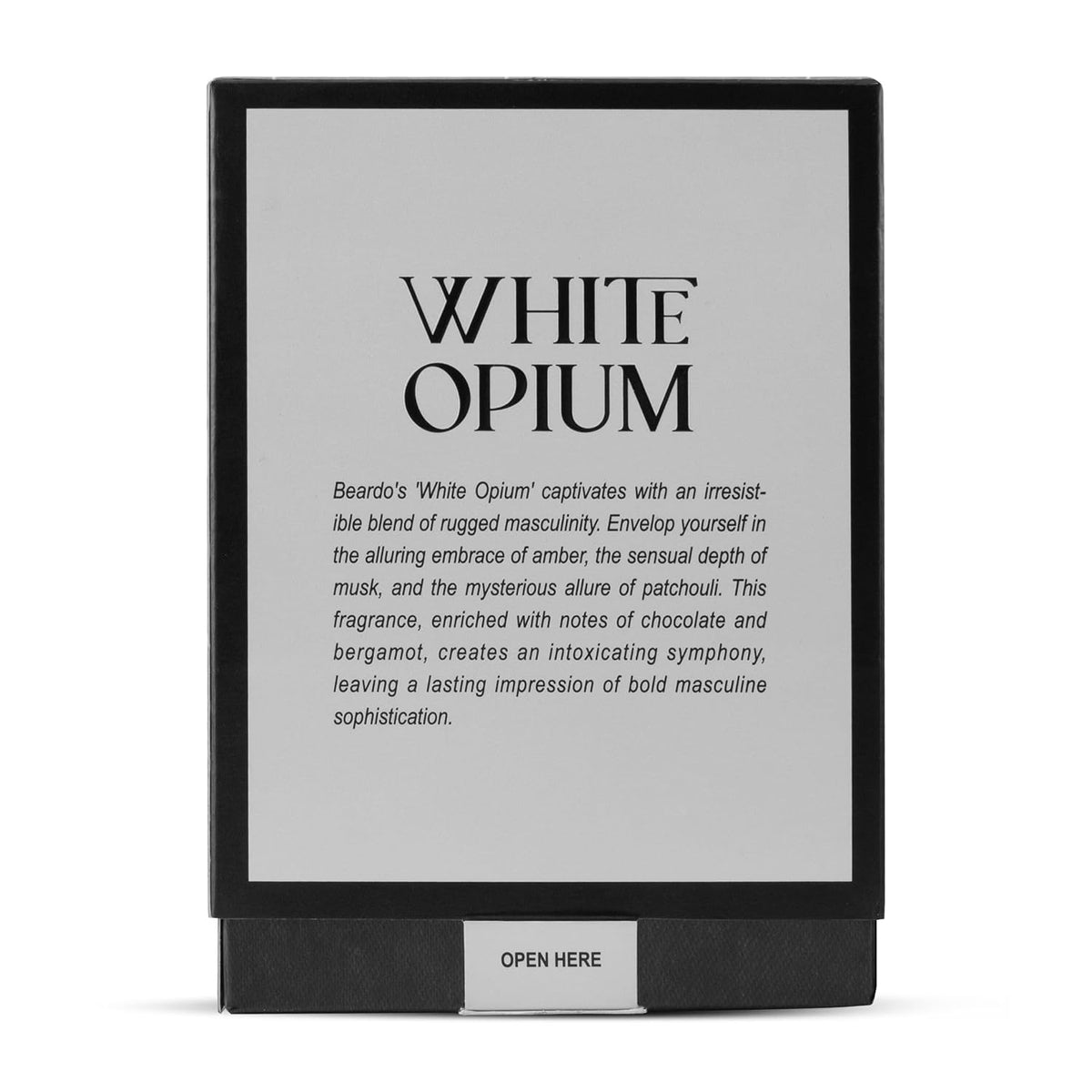 BEARDO White Opium Perfume For Men, 100Ml | Fresh Zesty Scent Eau De Parfum | Long Lasting Mens Perfume | Best Date Night Fragrance Body Spray | Christmas Gift For Men | Gift For Friends