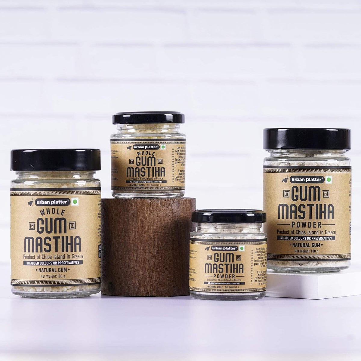 Urban Platter Gum Mastiha Powder, 25g (Powdered Mastic Gum / Mastiha of Chios Island from Greece | Pistacia Lentiscus | Aids in Digestion)