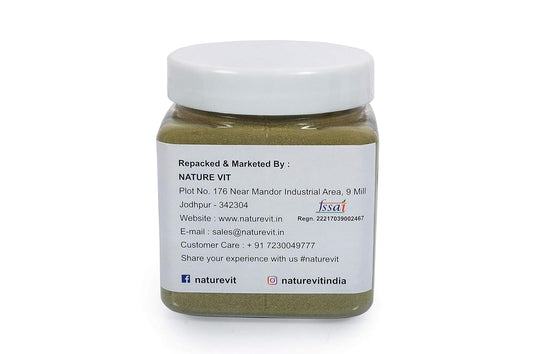 NatureVit Barley Grass Powder 500g Pack (250g x 2 Jars) | Alkalizing Superfood for Detox & Immunity | Rich in Chlorophyll, Enzymes & Antioxidants | Vegan & Gluten-Free