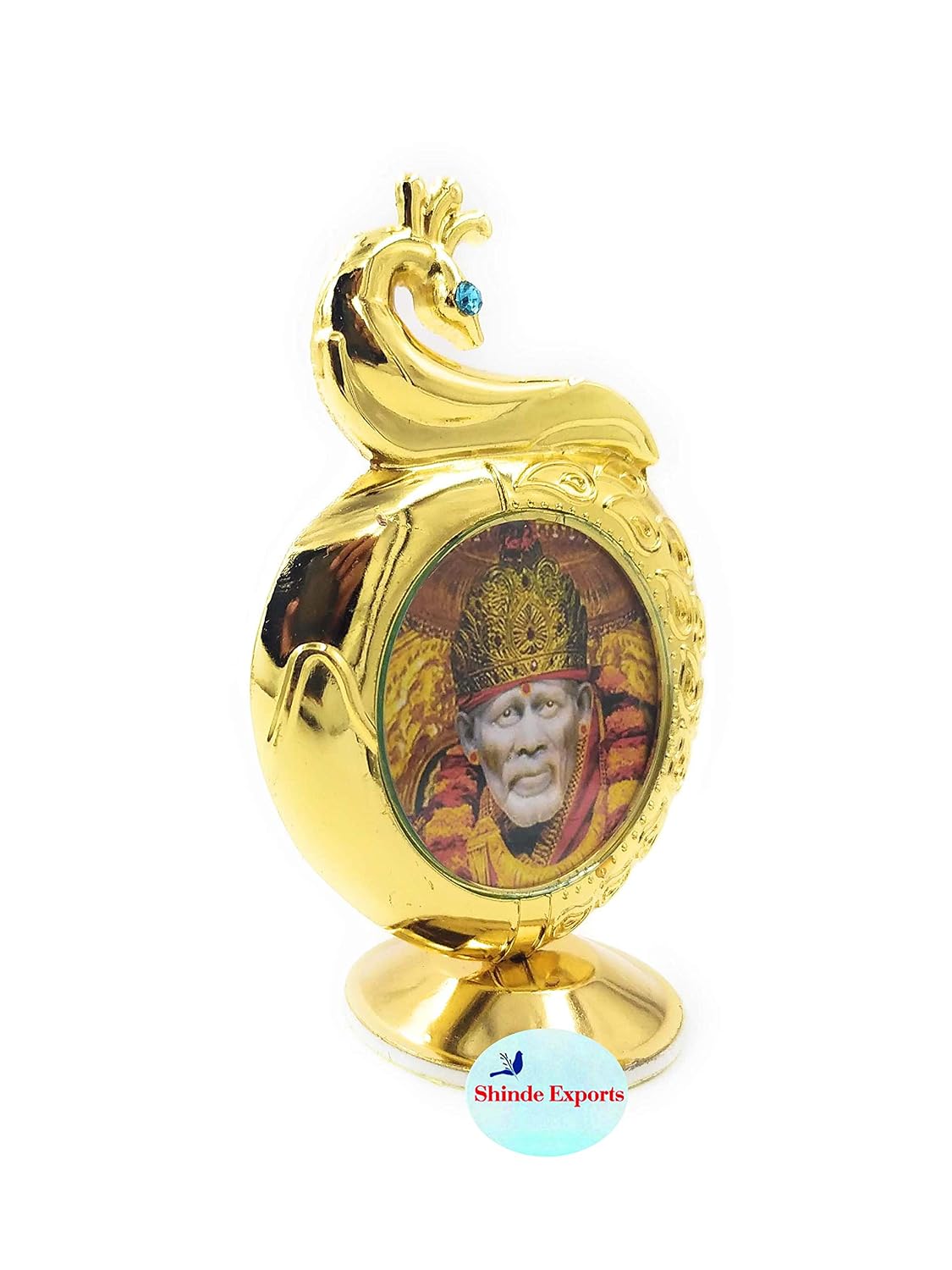 SHINDE EXPORTS Shirdi Sai Baba car Dashboard Idol Statue murti (Design 7)