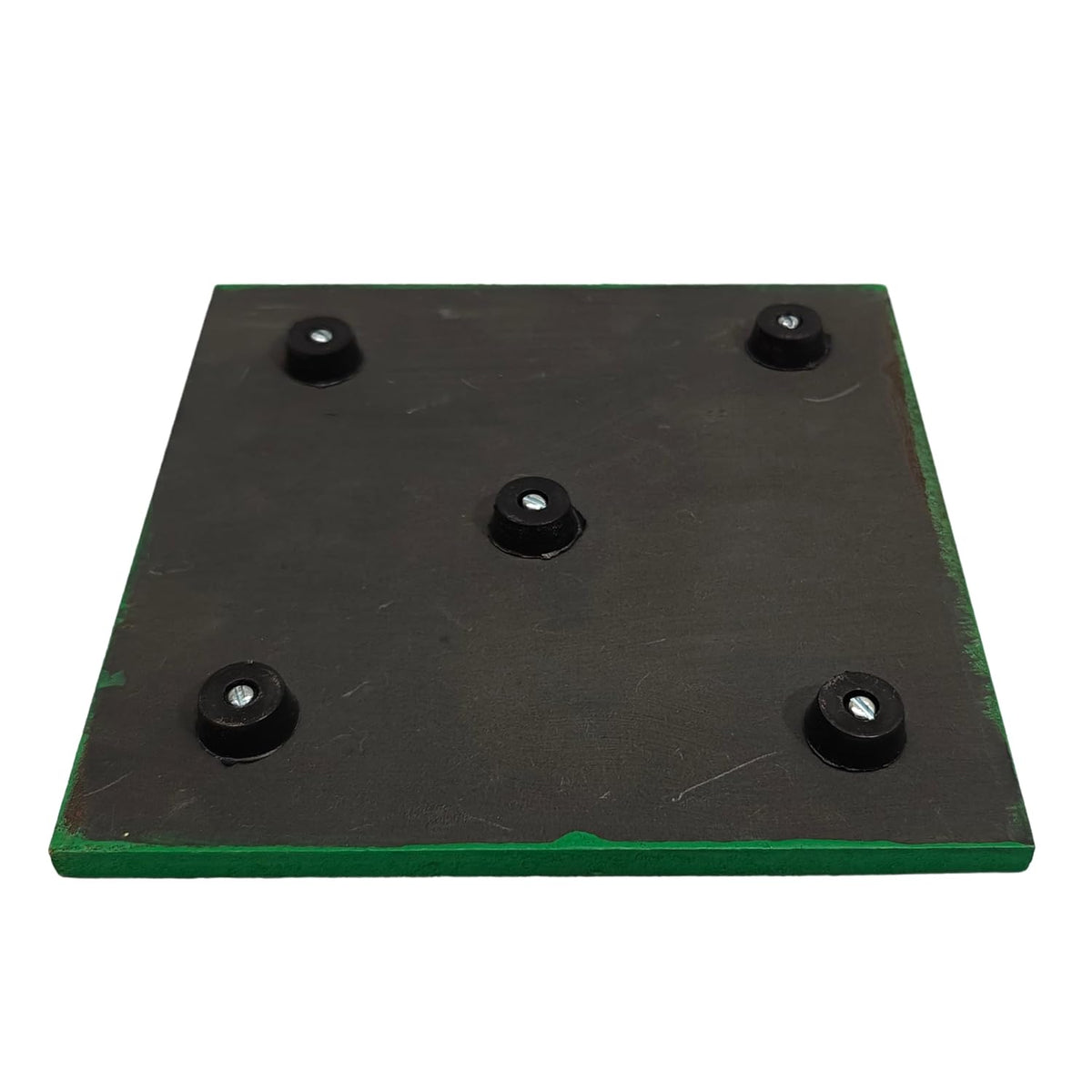 Aalayam Selveer Saravanabhava Kolam Manai | Om Saravana Bhava Wooden Chowki, Laminated Wood, 1 No (6 Inches)