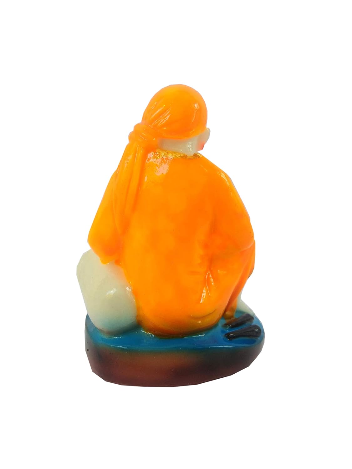 SHINDE EXPORTS saibaba Idol/shirdi saibaba Idol Marble/saibaba Idol for car Dashboard 4 inches