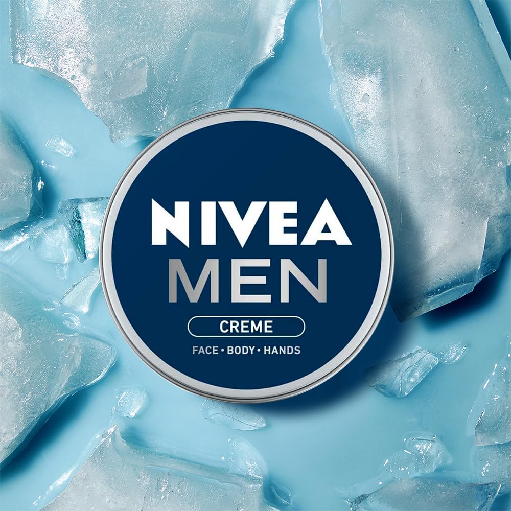 Nivea Men Creme, Non Greasy Moisturizer, Cream For Face, Body & Hands, 30ml