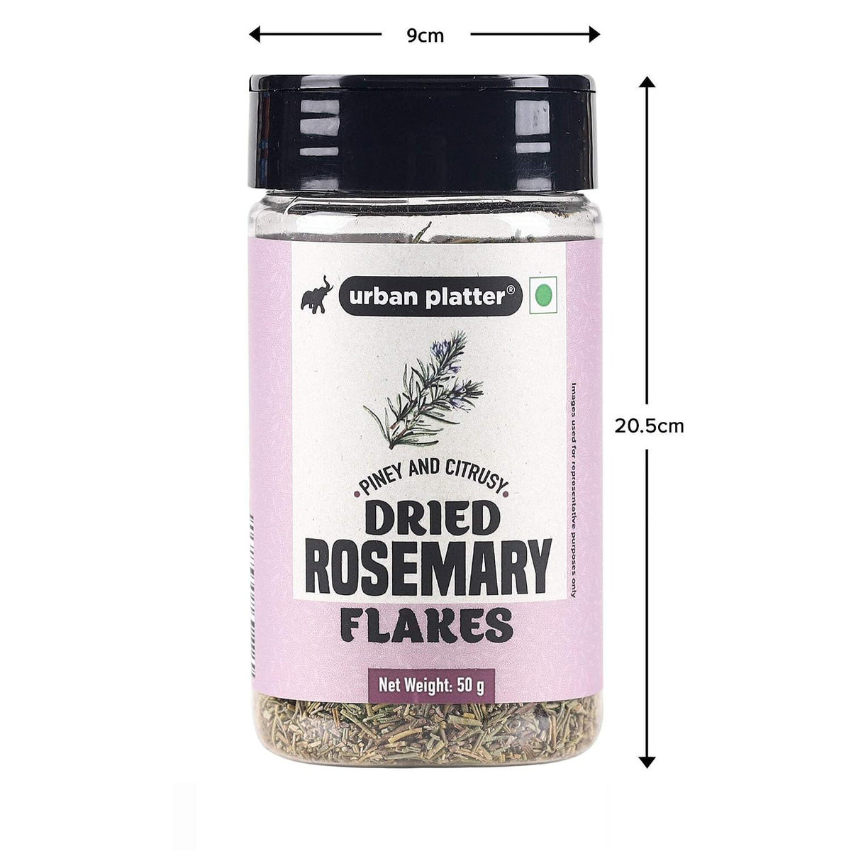 urban platter Dried Rosemary Flakes, 50Gram