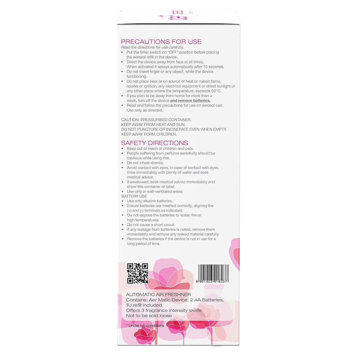 Godrej aer Matic Kit (Machine + 1 Refill) - Automatic Room Fresheners with Flexi Control Spray | Petal Crush Pink | 2000 Sprays Guaranteed | Lasts up to 60 days (210ml)
