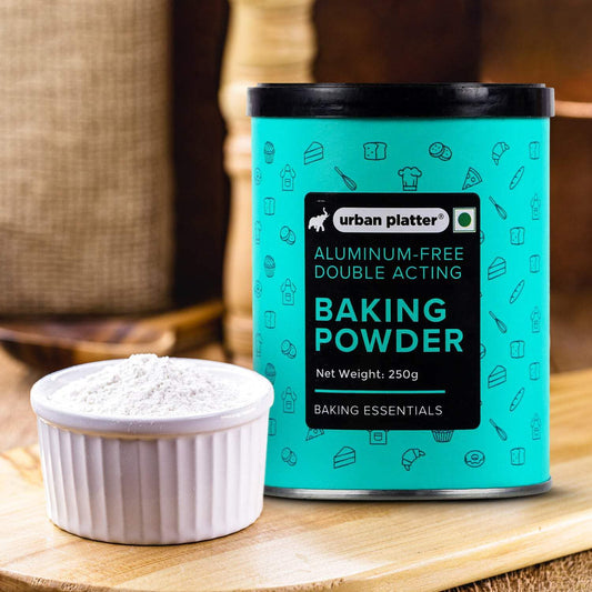 Urban Platter Aluminium-Free Baking Powder, 250g (Double-Acting Leavening Agent | Perfect for Fluffy Cakes, Breads, Baking)