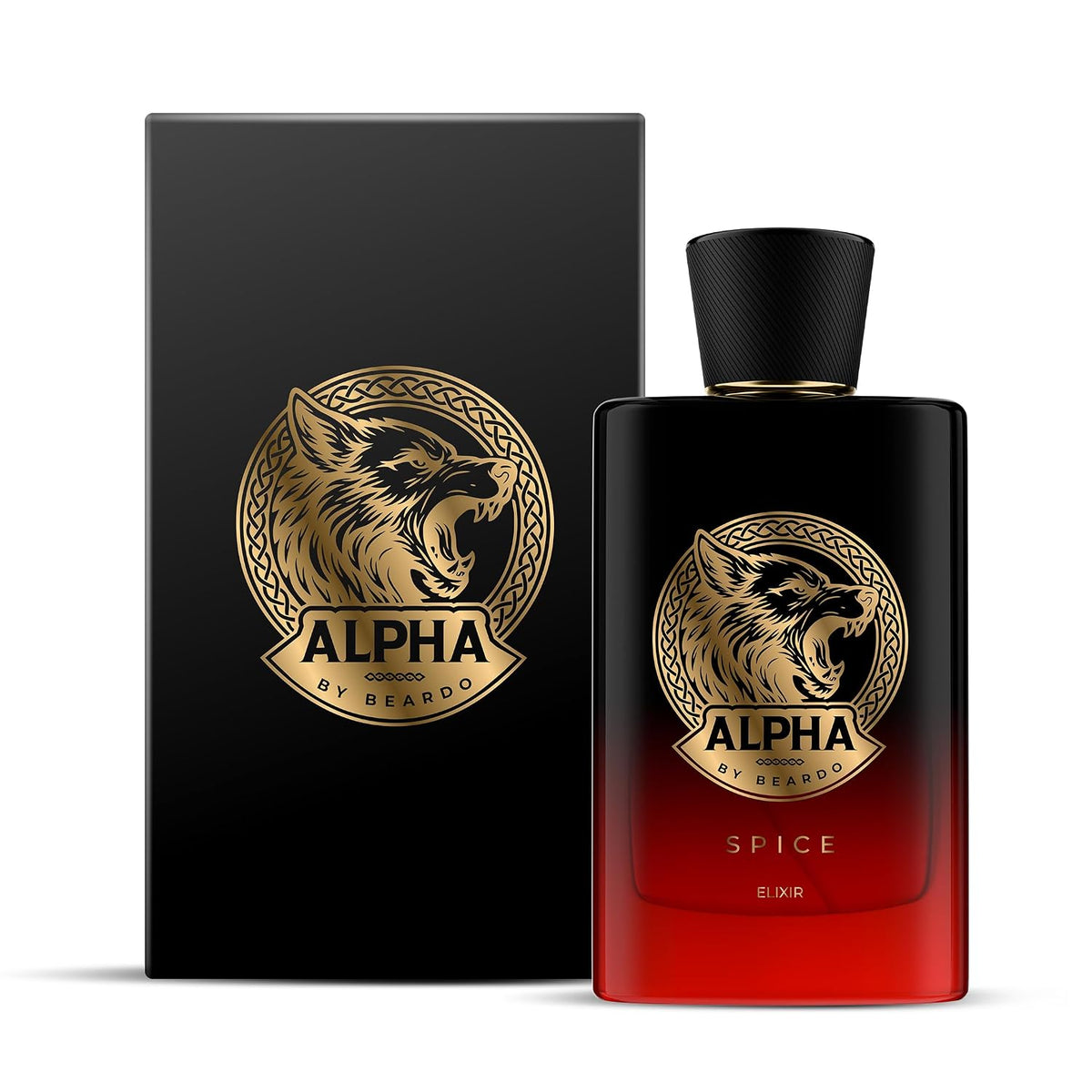 BEARDO Alpha Spice Elixir 100ml | Extrait De Parfum | Woody & Spicy Perfume For Men | Long Lasting Perfume | Premium Gift For Man | Gift For Husband | Boyfriend