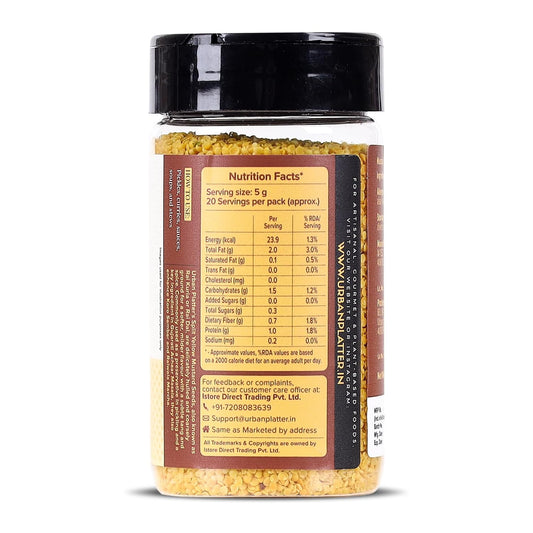 Urban Platter Split Yellow mustard seeds, 100g (Peeli Sarson Dal | Rai Kuria | Pickling Essential)