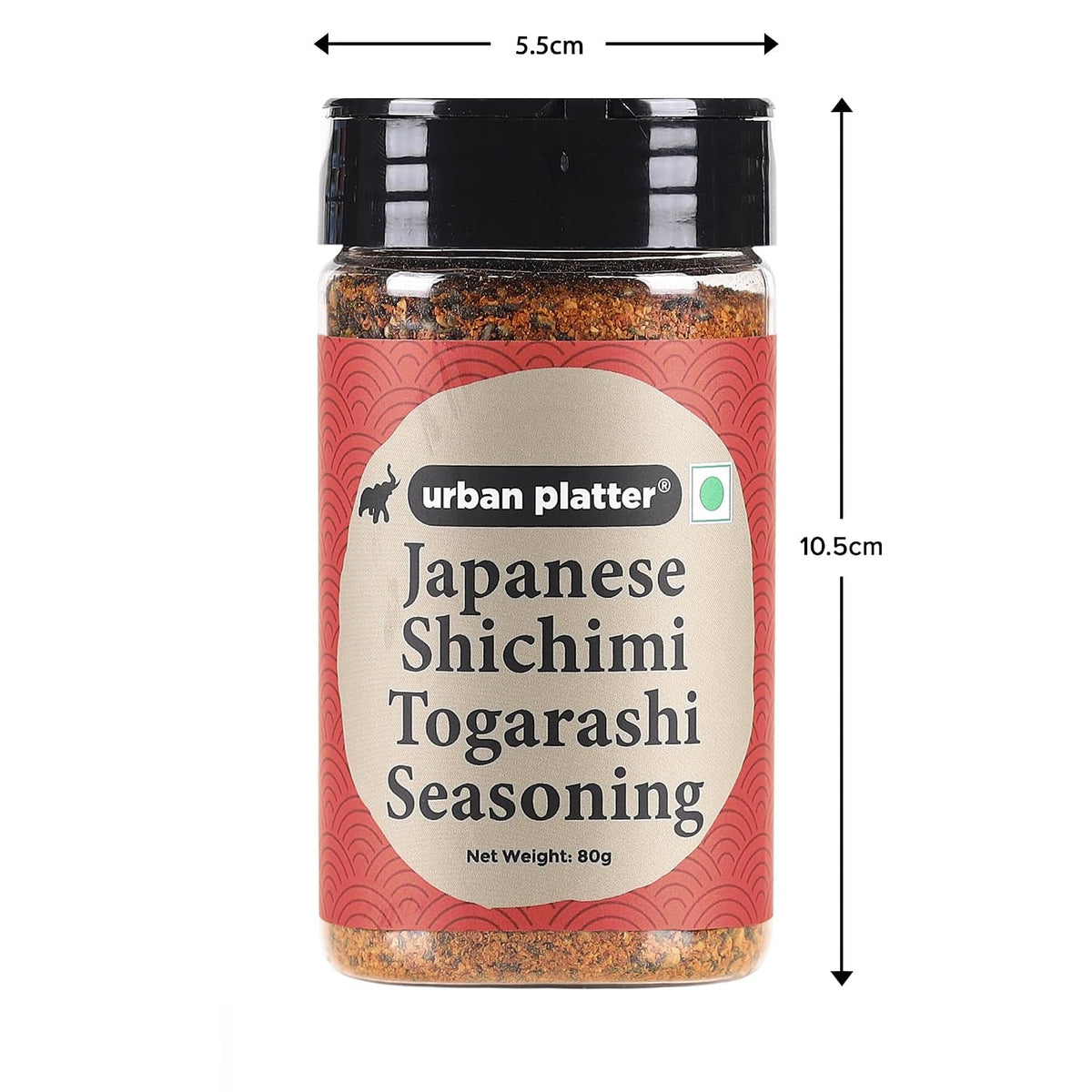 Urban Platter Shichimi Togarashi Seasoning, 80g (Japanese Seven-Spice Blend | Aromatic & Zesty)