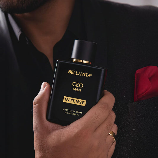Bella Vita Luxury Fire and Ice | CEO Men Intense & OCEAN | Long Lasting Perfume for Man | 2x 100ml | Citrus, Woody and Musky Premium Fragrance Scent