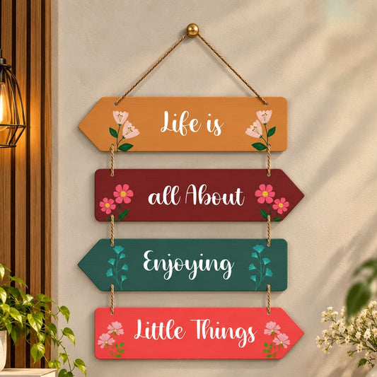 Artvibes Motivational Quotes Decorative Art | Quotes Decor Item | Craft For Everyone | Motivational Room Decor | Wall Accent | Graphic Art | Gift Items | Office Wall Decoration Items (WH_4404N)