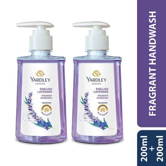 Yardley London English Lavender Fragrant Handwash 200ml+200ml