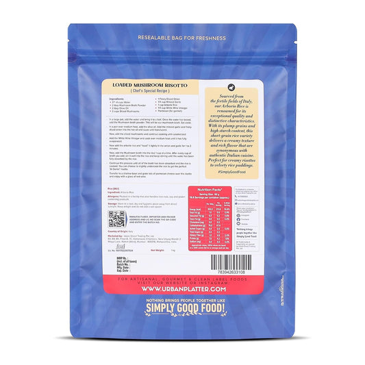 Urban Platter Italian Arborio Rice, 1000 g