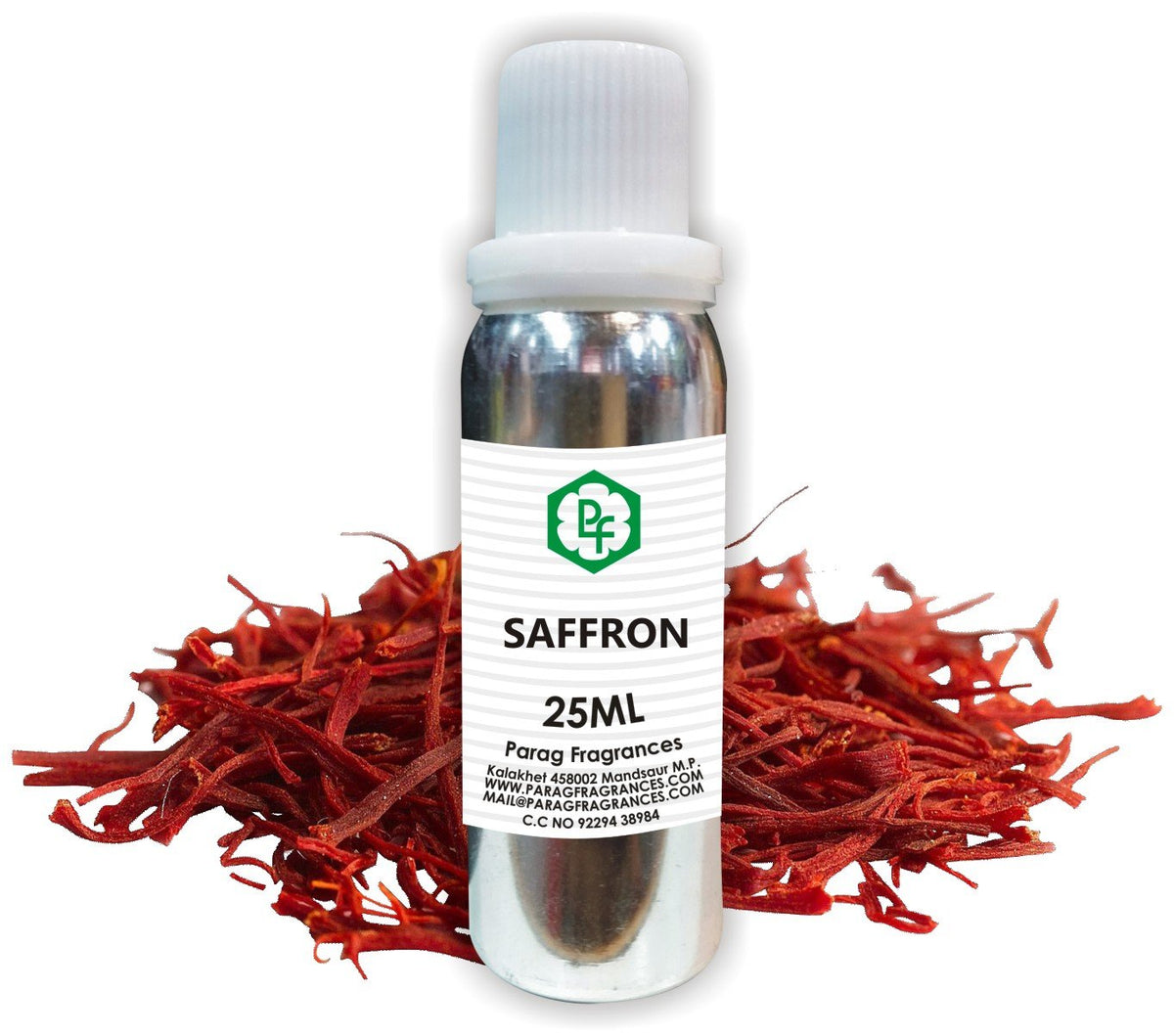 Parag Fragrances SAFFRON KESAR 25 ML Real and Long Lasting Attar, 0% Alcohol,Best Attar For Man