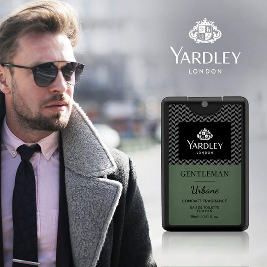 Yardley London Gentleman Urbane Compact Perfume for Men, 18ml
