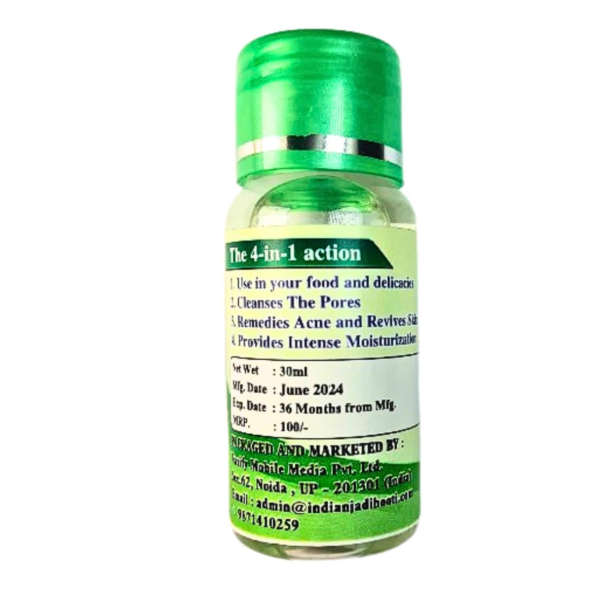 IndianJadiBooti Kewda Water (Steam Distilled) - Pandanus Odorifer - Ketaki - Panshuka - Sugandhini