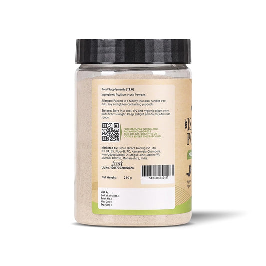 Urban Platter Isabgol Powder, 250g (Finely Milled Psyllium Husk, Rich in Dietary Fibre, Supports Digestive Health, Nature's Soluble Fibre)