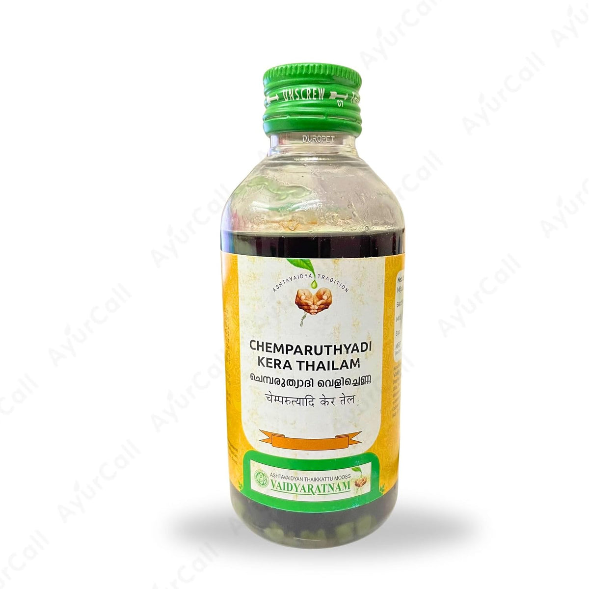 Vaidyaratnam Chemparuthyadi Kera Thailam (200 ml)