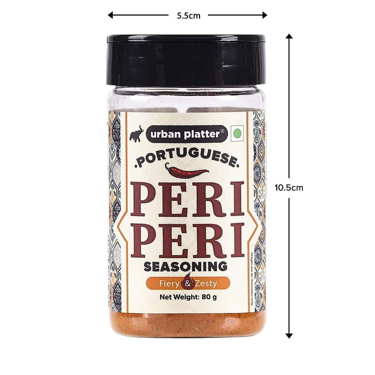Urban Platter Portuguese Peri Peri Seasoning, 80g (Signature African-Style spice blend | Fiery and Zesty)