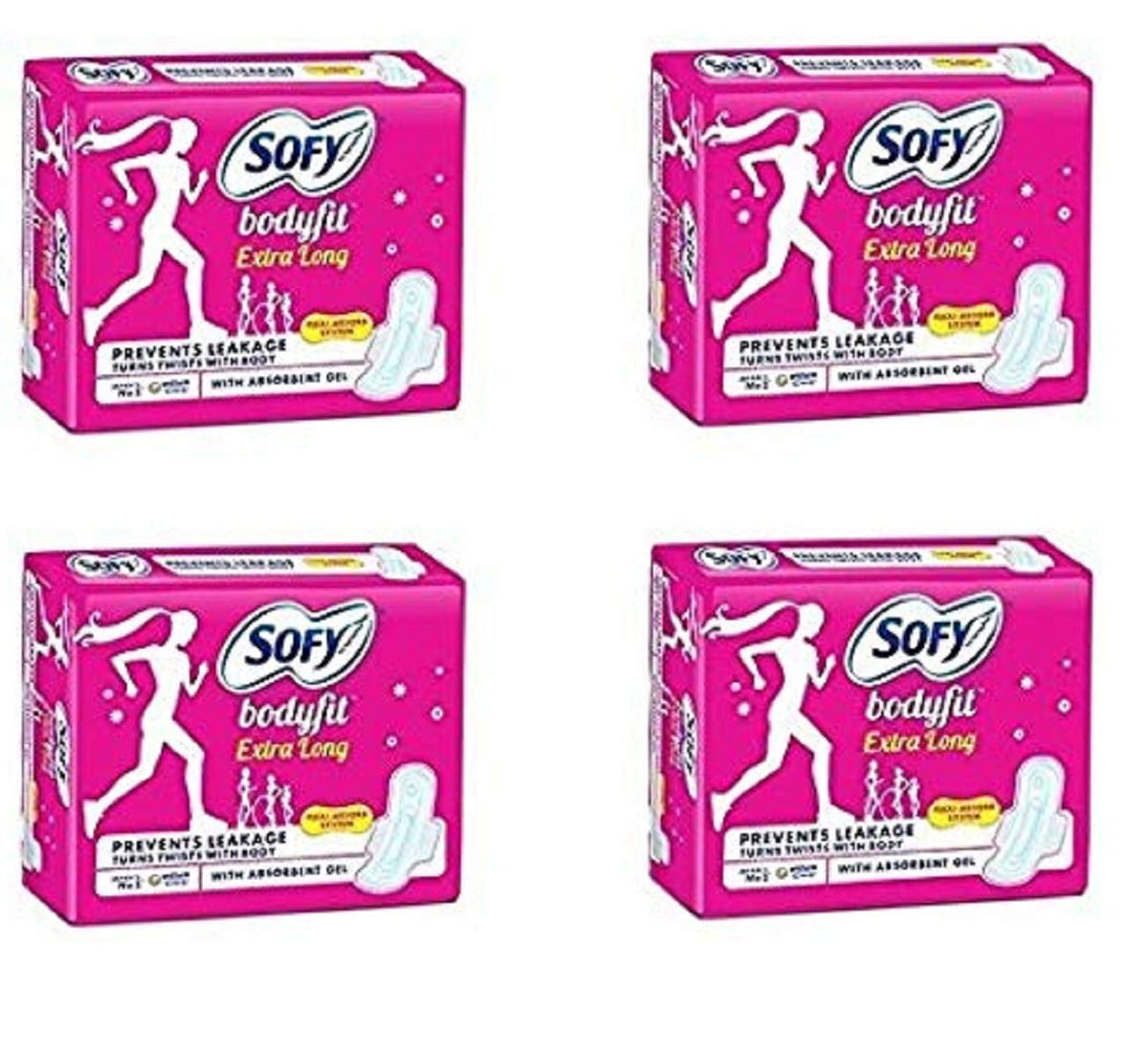 Sofy BodyFit Extra Long - Pack of 4