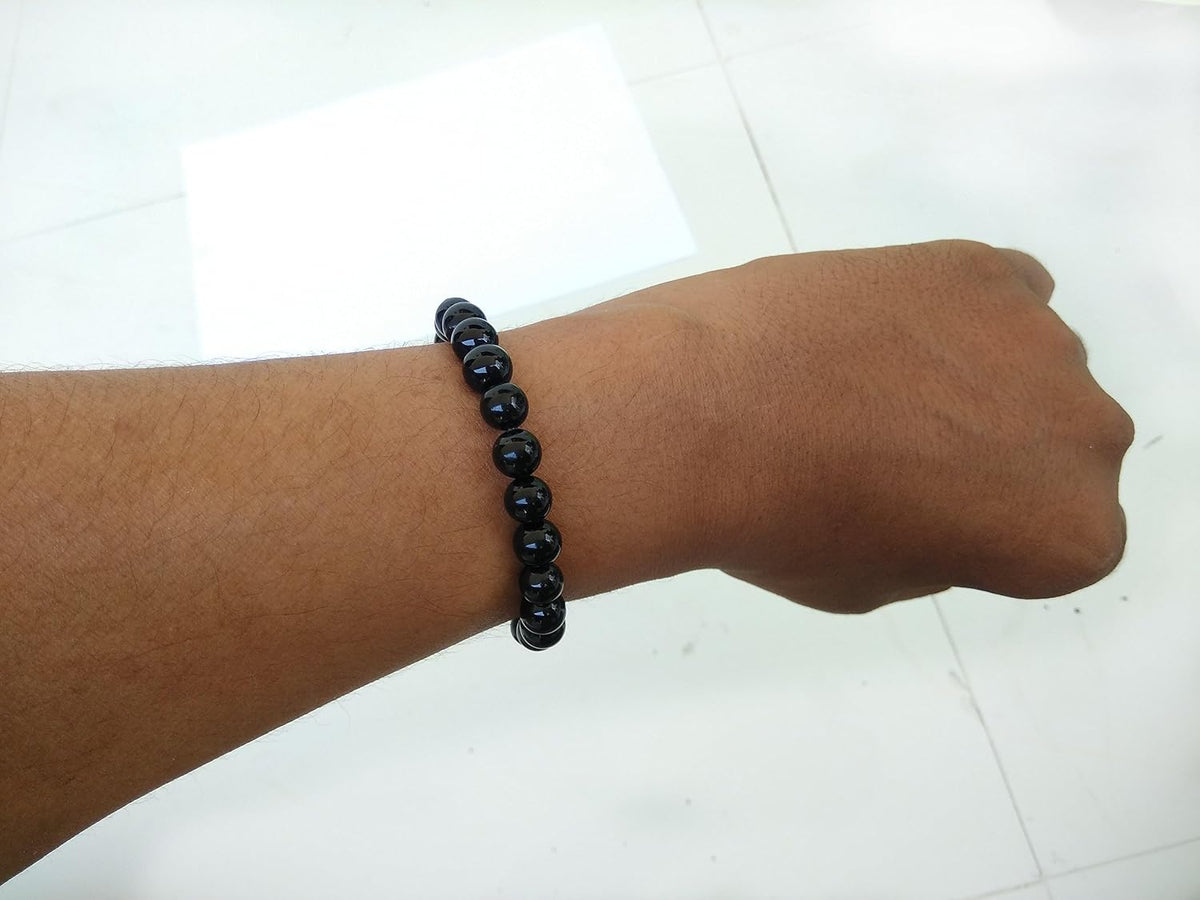 SHINDE EXPORTS Natural Black Tourmaline Bracelet for men and women