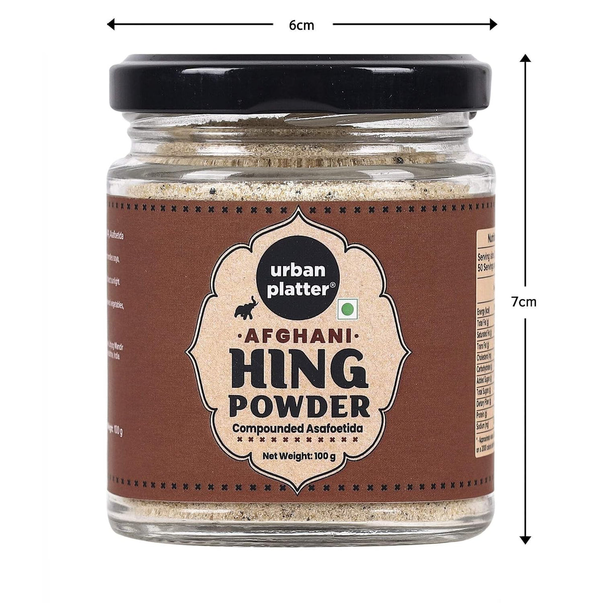 Urban Platter Premium Hing Powder, 100g (Compounded Asafoetida Powder | Tempering Essential | Natural Digestive Aid | Perfect for Daily Cooking)