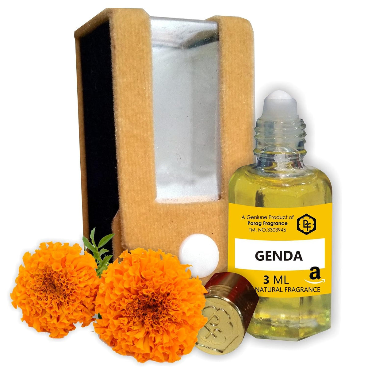 Parag Fragrances Pure Series Kasturi Purest Attar - 3 Ml (GENDA/MARIGOLD ATTAR)