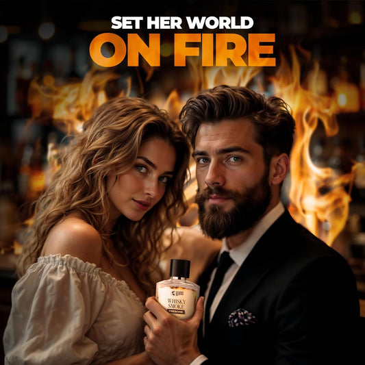 Beardo Whiskey Smoke Fusion- Firebomb & Bourbon Perfume for Men (50ml x 2) | Long Lasting Fragrance | Long Lasting Perfume for Men | Gift for Men | Gift for Friend
