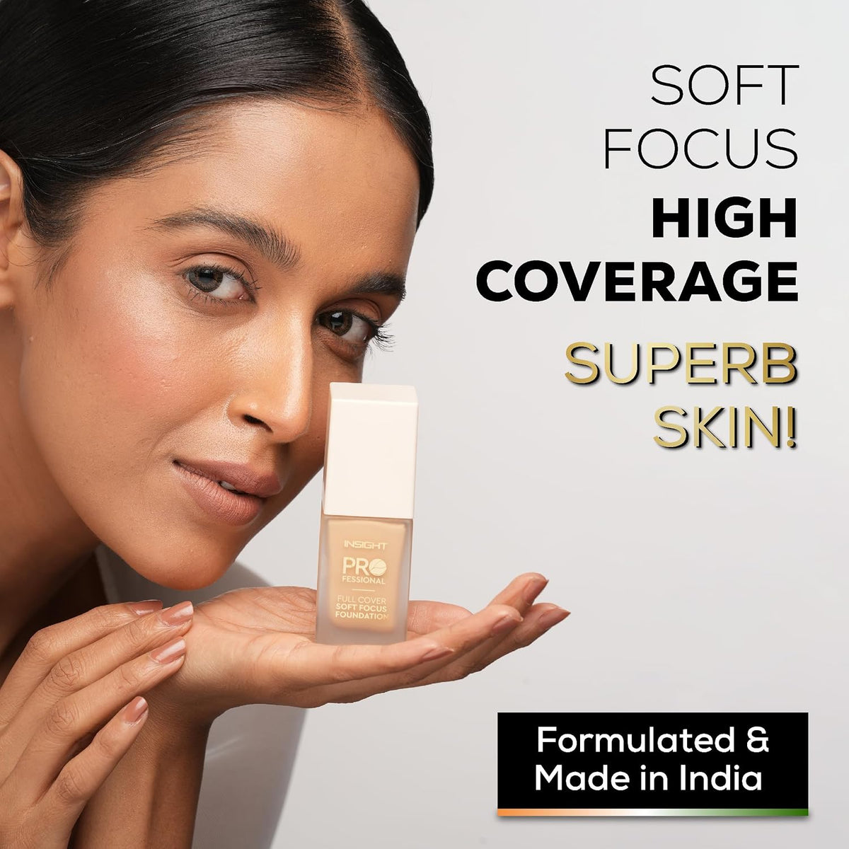 INSIGHT Professional Soft Focus Full Coverage Foundation (LP05) | Long-Wear Formula | Hydrates & Plumps | Buildable Coverage | Infused with Vitamin E & Goji Berry (25g)