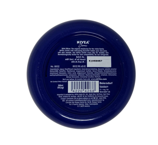 NIvea Skin Creme - Blue, 200ml Box